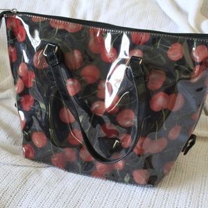 Jelly cherry printed purse, so cute!